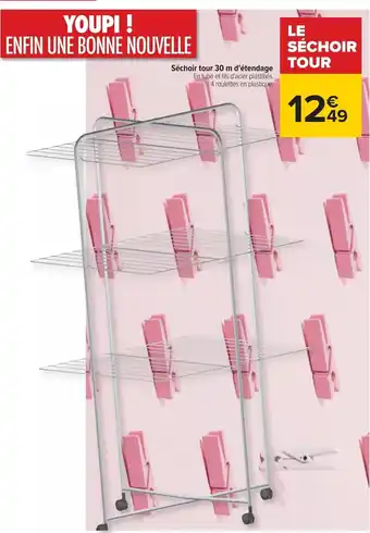 Carrefour Séchoir Tout 30m d'Étendage offre