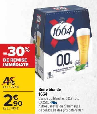 1664 bière blonde