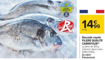 Carrefour Filiere qualite carrefour daurade royale offre