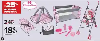 Carrefour Aimantine mon poupon voyage offre