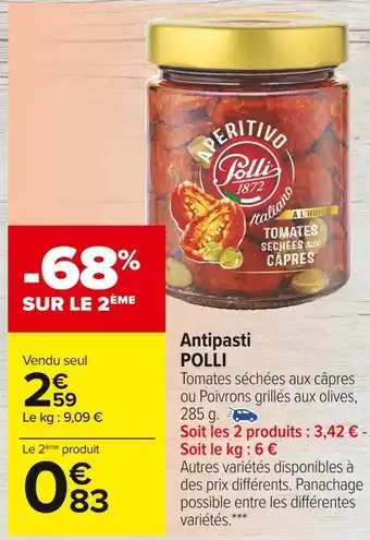 Carrefour Market Polli antipasti offre