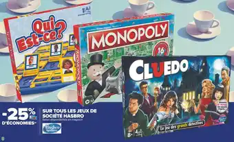 Hasbro bon plan sur tous les jeux de société hasbro