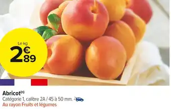 Carrefour Market Abricot offre