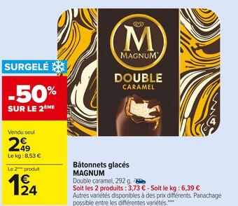Carrefour Market Magnum bâtonnets glacés offre