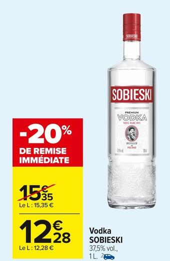 Carrefour Market Sobieski vodka offre