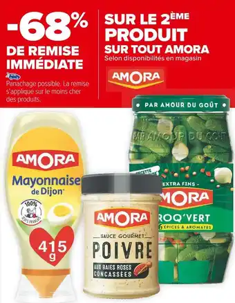 Carrefour Market Amora bon plan sur tout amora offre