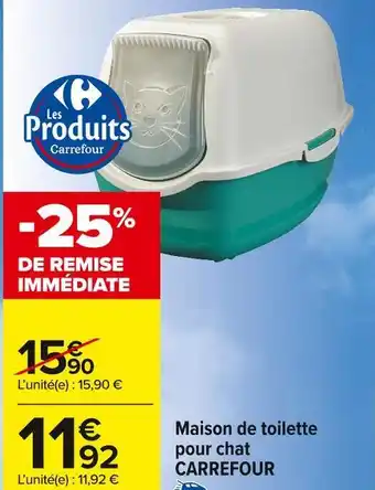 Carrefour Market Carrefour maison de toilette pour chat offre