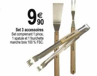 Tridôme Set 3 accessoires offre