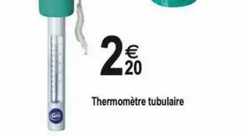 Thermomètre tubulaire