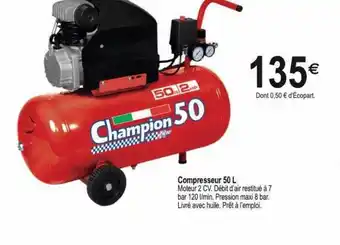 Tridôme Compresseur 50 l offre