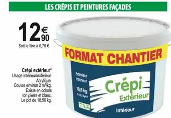 Tridôme Crépi extérieur offre