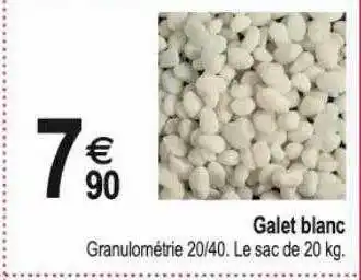 Galet blanc
