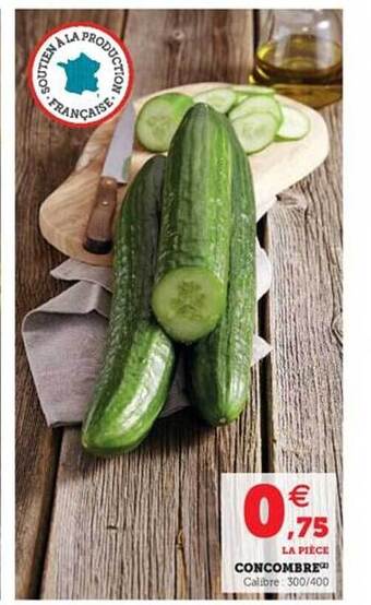 Hyper U Concombre offre
