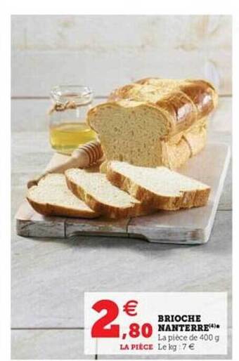 Hyper U Brioche nanterre offre