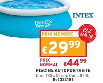 Piscine autoportante intex