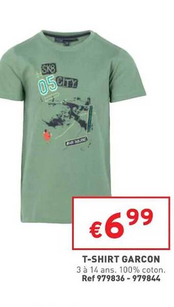 Trafic T-shirt garçon offre