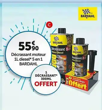 Roady Décrassant moteur 1l diesel 5 en 1 bardahl offre