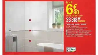 Brico Dépôt Carrelage mural morse offre