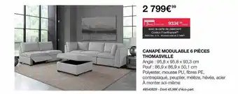Costco Canapé modulable 6 pièces thomasville offre