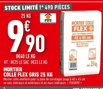 Mortier Colle Flex Gris 25kg