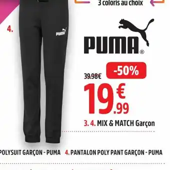 Intersport Puma Mix & Match Garçon offre