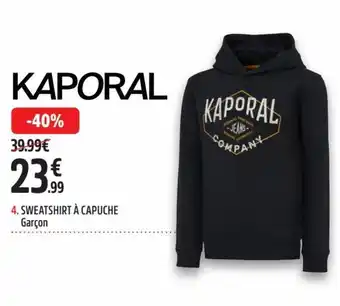 Intersport Kaporal Sweatshirt à Capuche Garçon offre