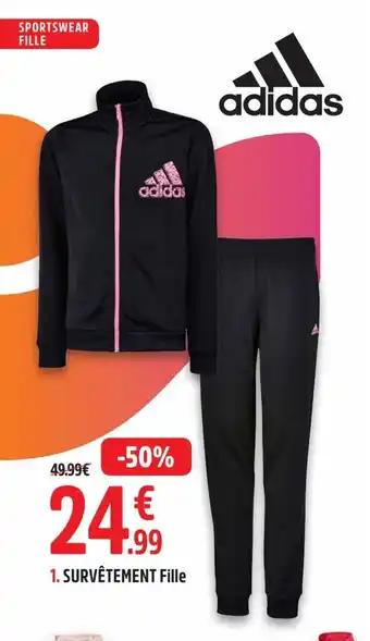 Intersport survetement adidas femme best sale