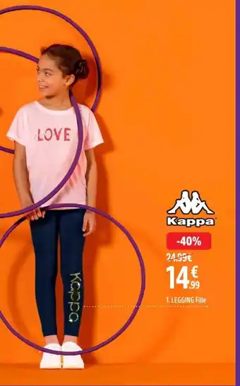 Intersport Kappa Legging Fille offre