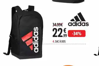 Intersport Adidas Sac à Dos offre