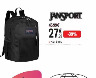 Intersport Jansport Sac à Dos offre