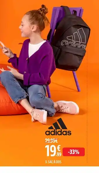 Intersport Adidas Sac à Dos offre
