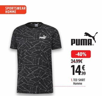 Intersport Puma Tee-Shirt Homme offre