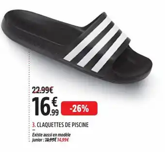 Intersport Claquettes de Piscine offre