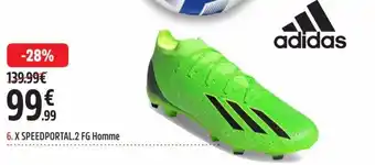 Intersport Adidas x Speedportal.2 FG Homme offre