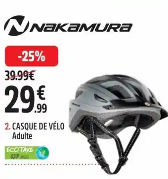 Intersport Nakamura Casque de Vélo Adulte offre