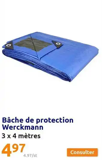 Action Bâche de protection werckmann offre