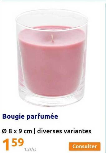 Action Bougie parfumée offre