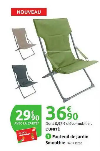 Mr Bricolage Fauteuil De Jardin Smoothie offre
