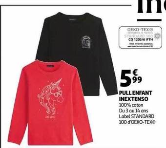 Auchan Pull enfant inextenso offre