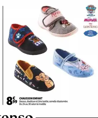 Auchan chausson bebe online