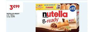 Leader Price Nutella b-ready offre