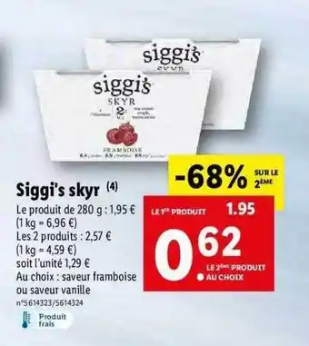 Lidl Siggi's skyr offre