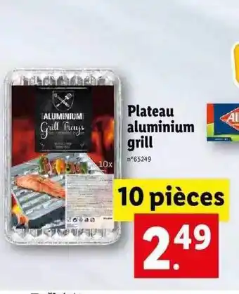 Lidl Plateau aluminium grill offre
