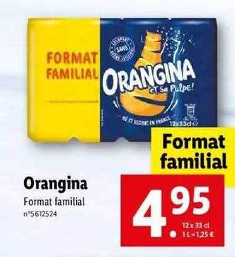 Lidl Orangina offre