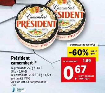 Président camembert