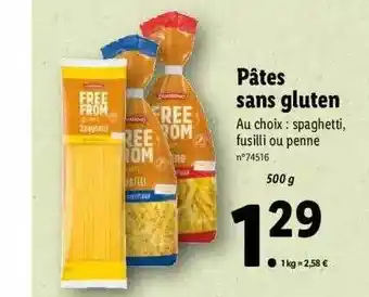 PĂątes sans gluten free from
