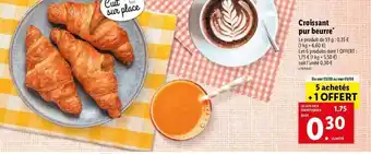 Lidl Croissant pur beurre offre