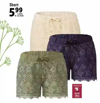 Lidl Short offre