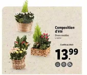 Lidl Composition d'été offre