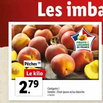 Lidl Pêches offre
